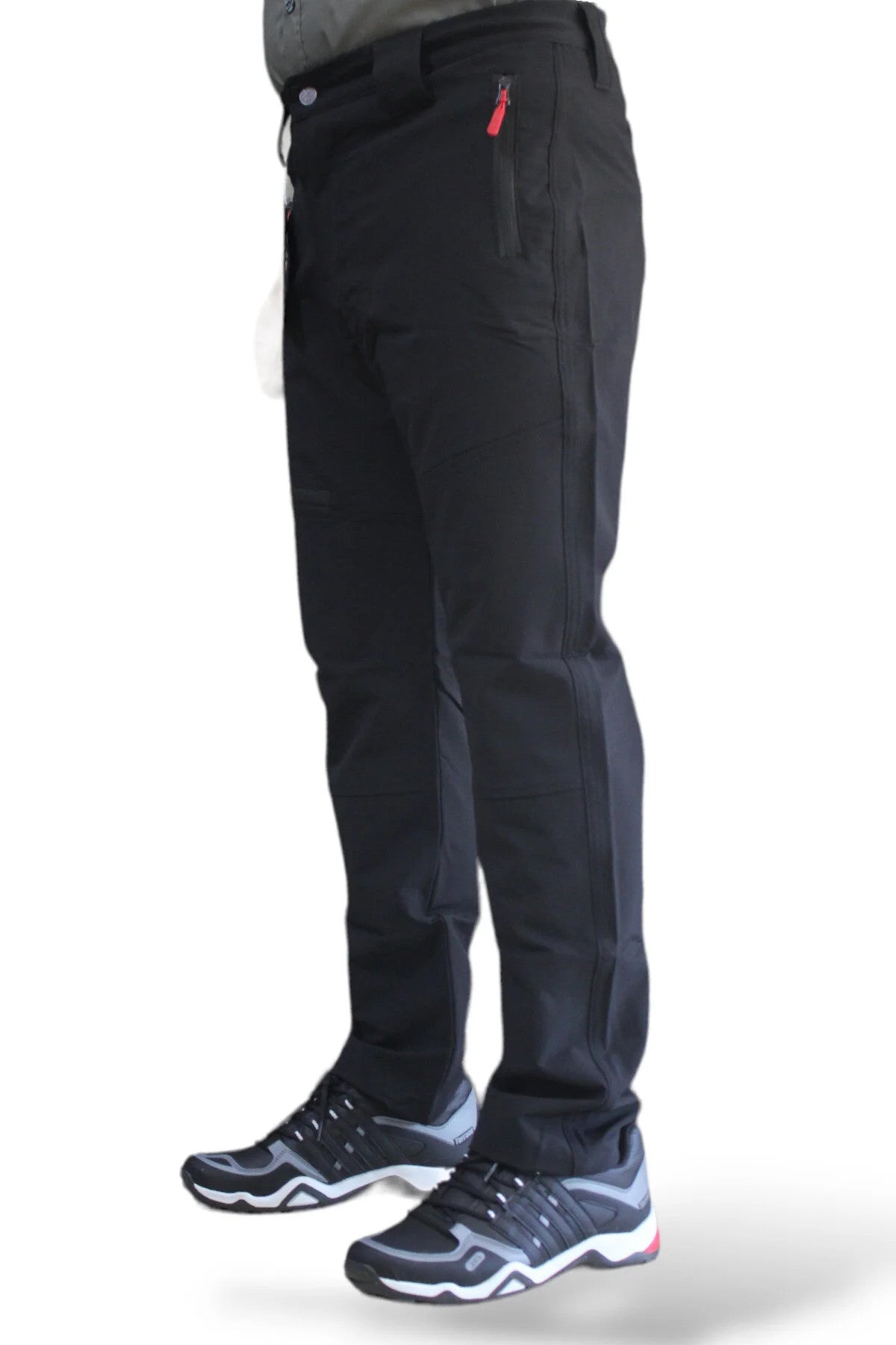 Outdoor Pantolon Fermuarlı Cep Lycra Elastan Yazlık -siyah