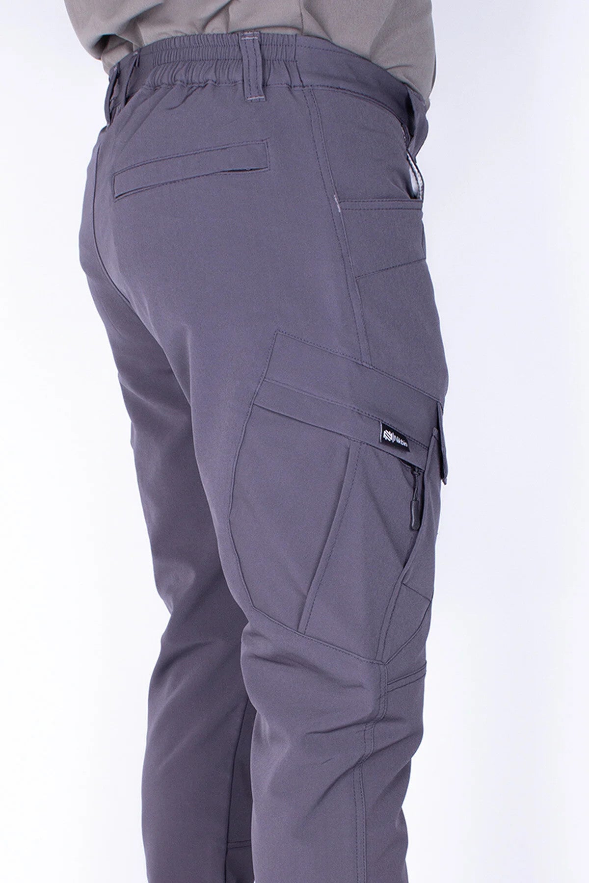 Tactical Taktik Pantolon Outdoor Kargo Cep Likrali (YAZLIK)-füme