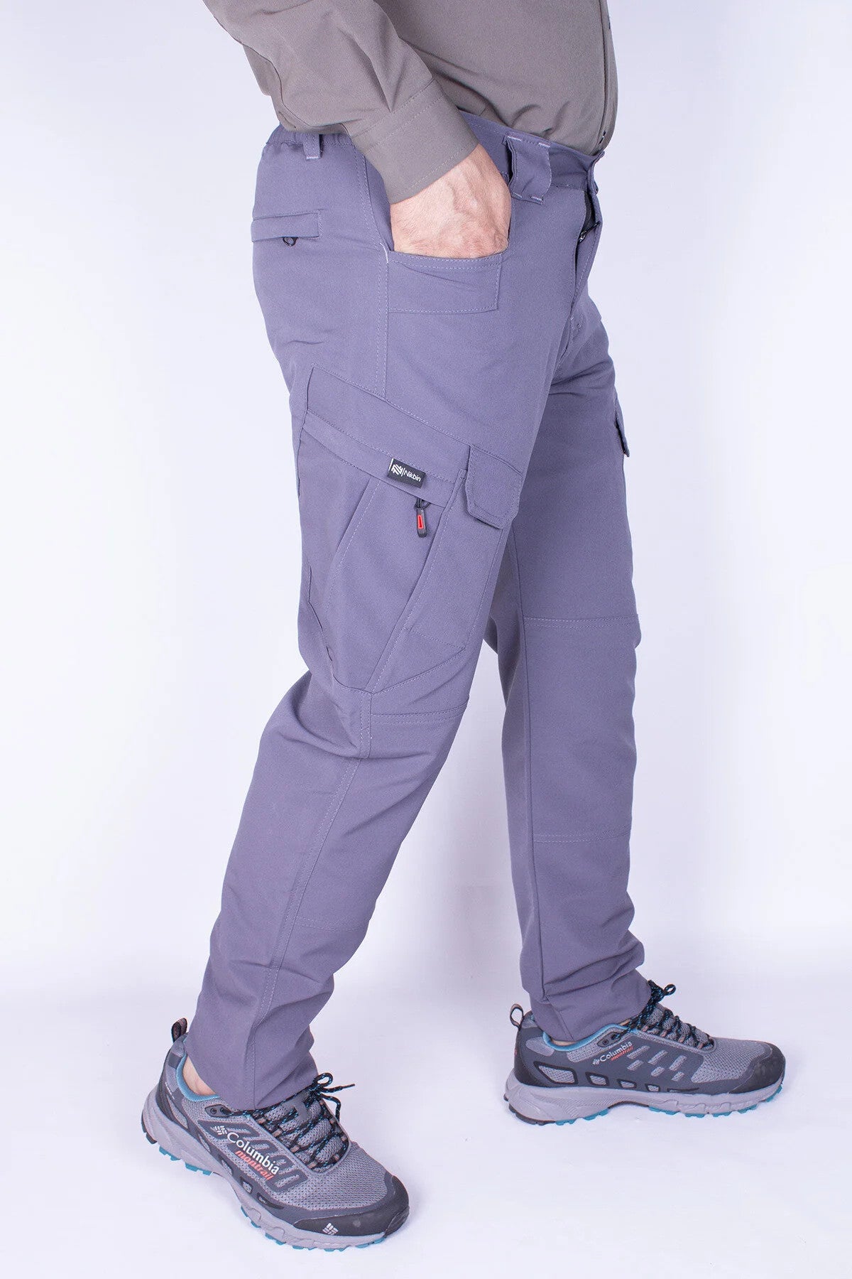 Tactical Taktik Pantolon Outdoor Kargo Cep Likrali (YAZLIK)-gri