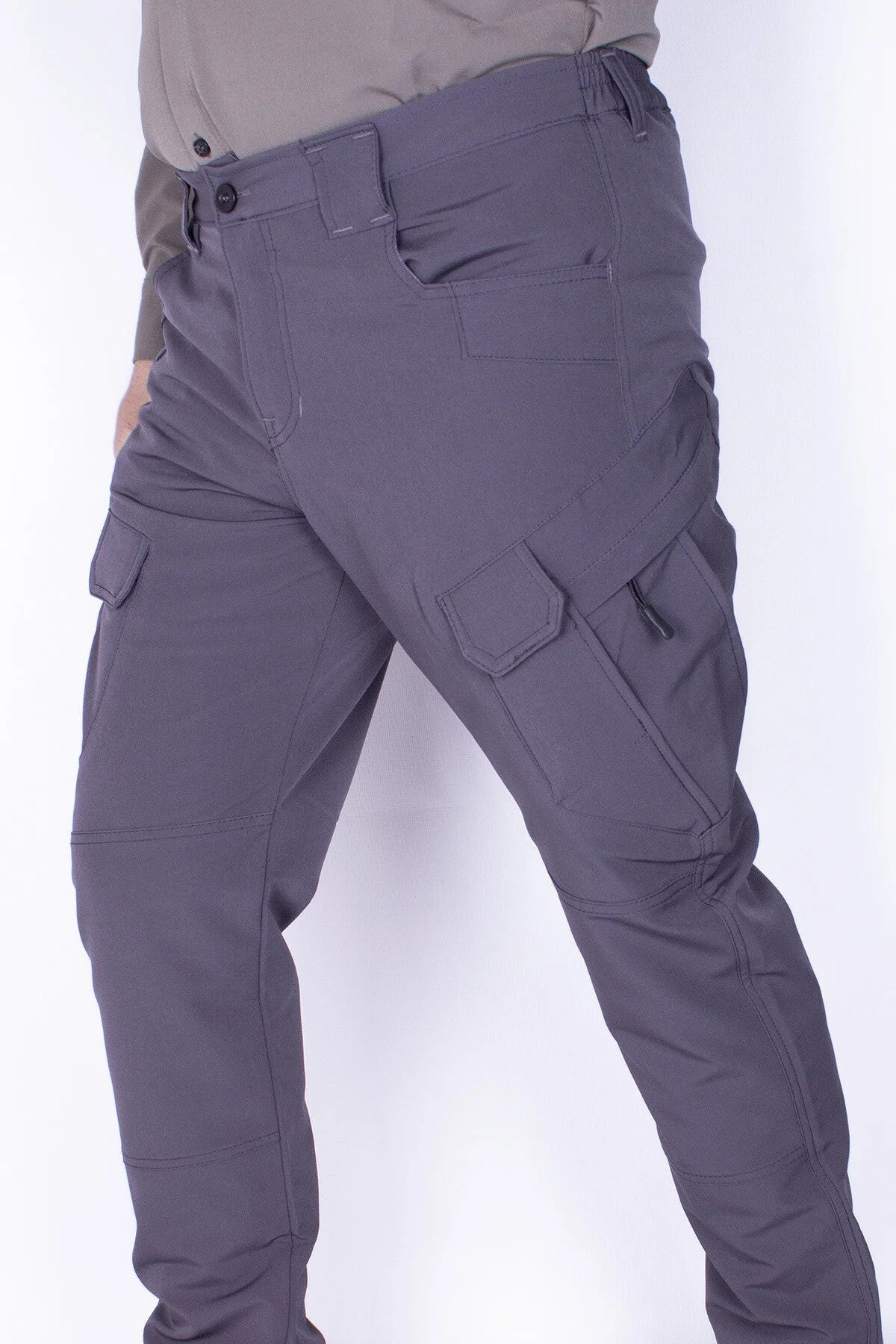Tactical Taktik Pantolon Outdoor Kargo Cep Likrali (YAZLIK)-füme