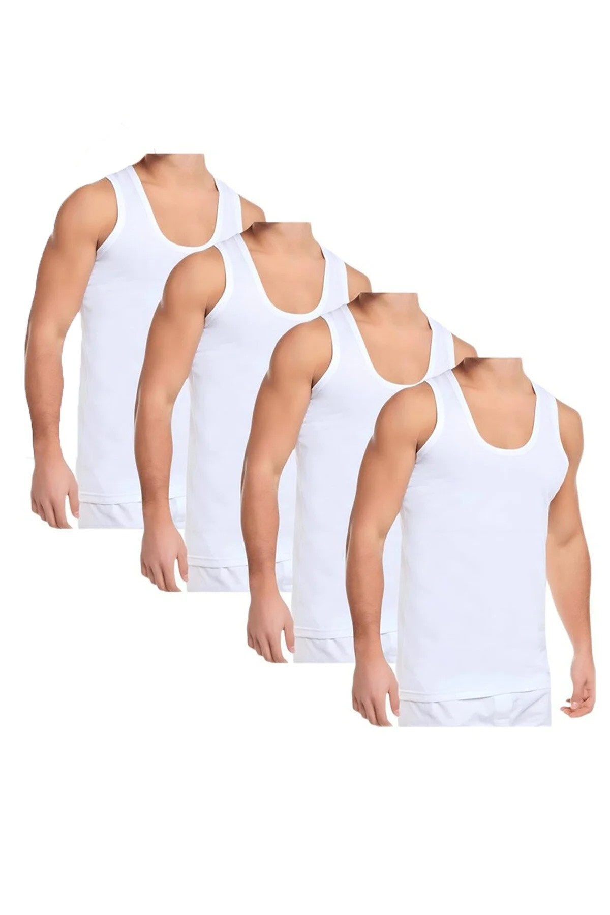 erkek atlet 100% pamuklu 4 adet