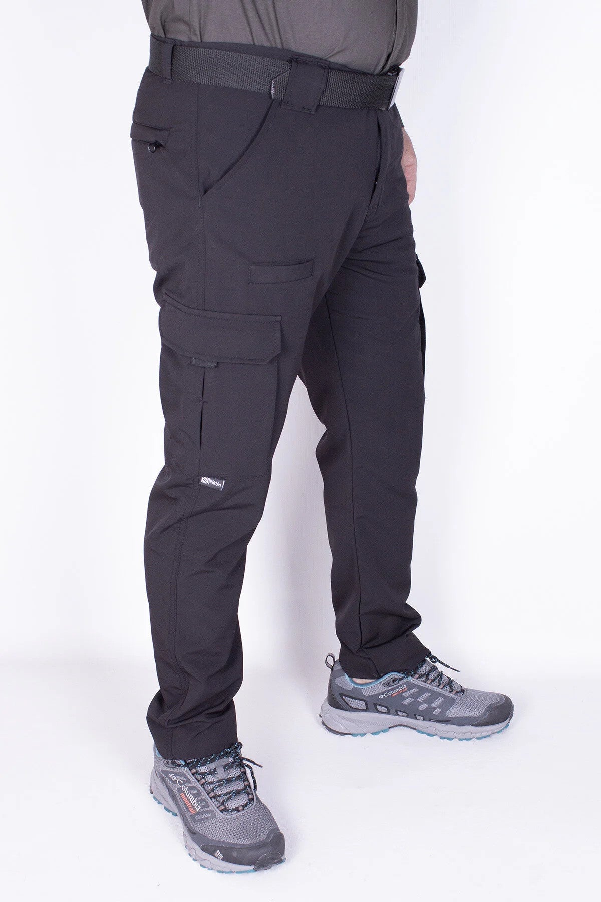 2 ADET TAKTİK OUTDOOR PANTOLON LİKRALI (YAZLIK) siyah-hakiyeşil