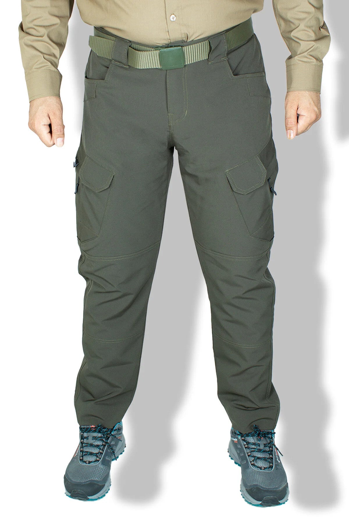 Taktik Outdoor Pantolon Kargo Cep Likrali (YAZLIK)-hakiyeşil