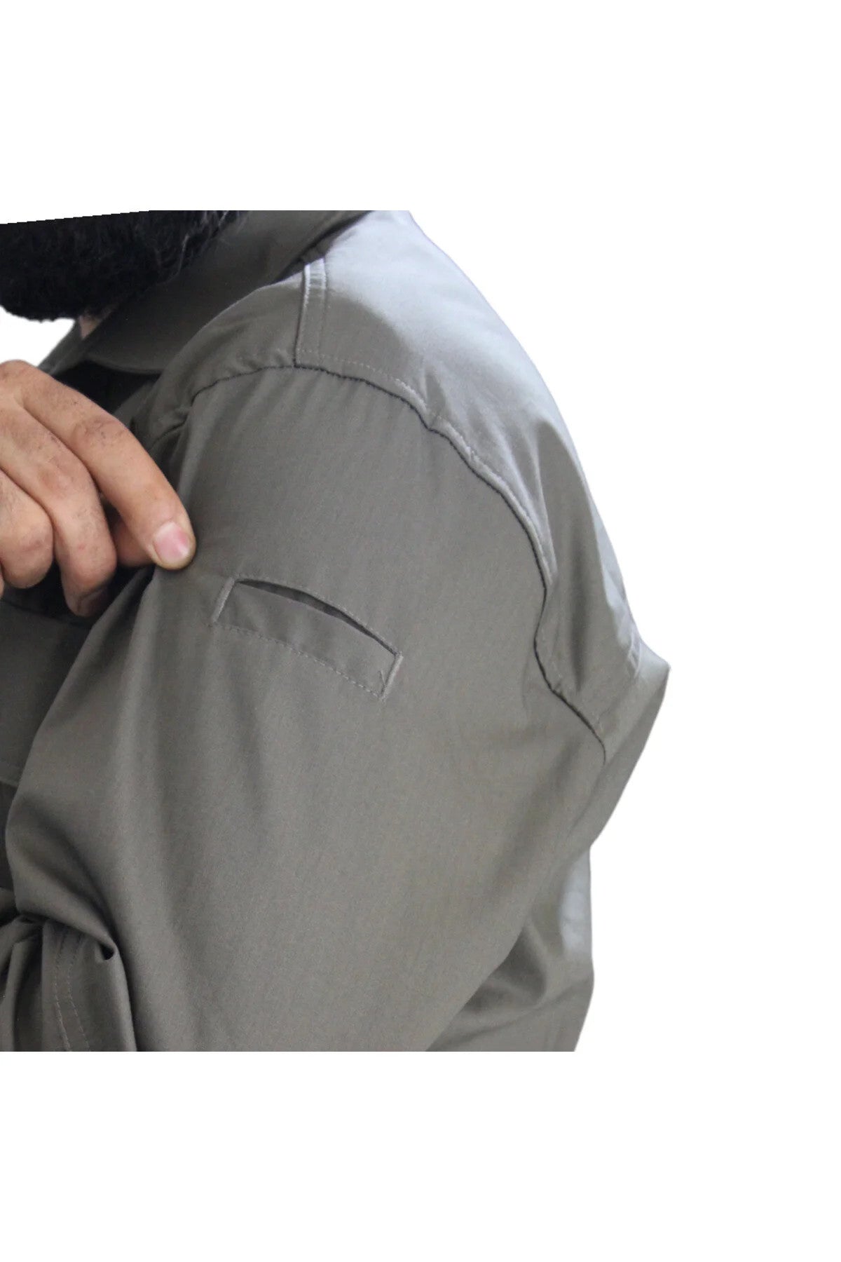 taktik outdoor erkek gömlek fileli hava alabilen -hakiyeşil