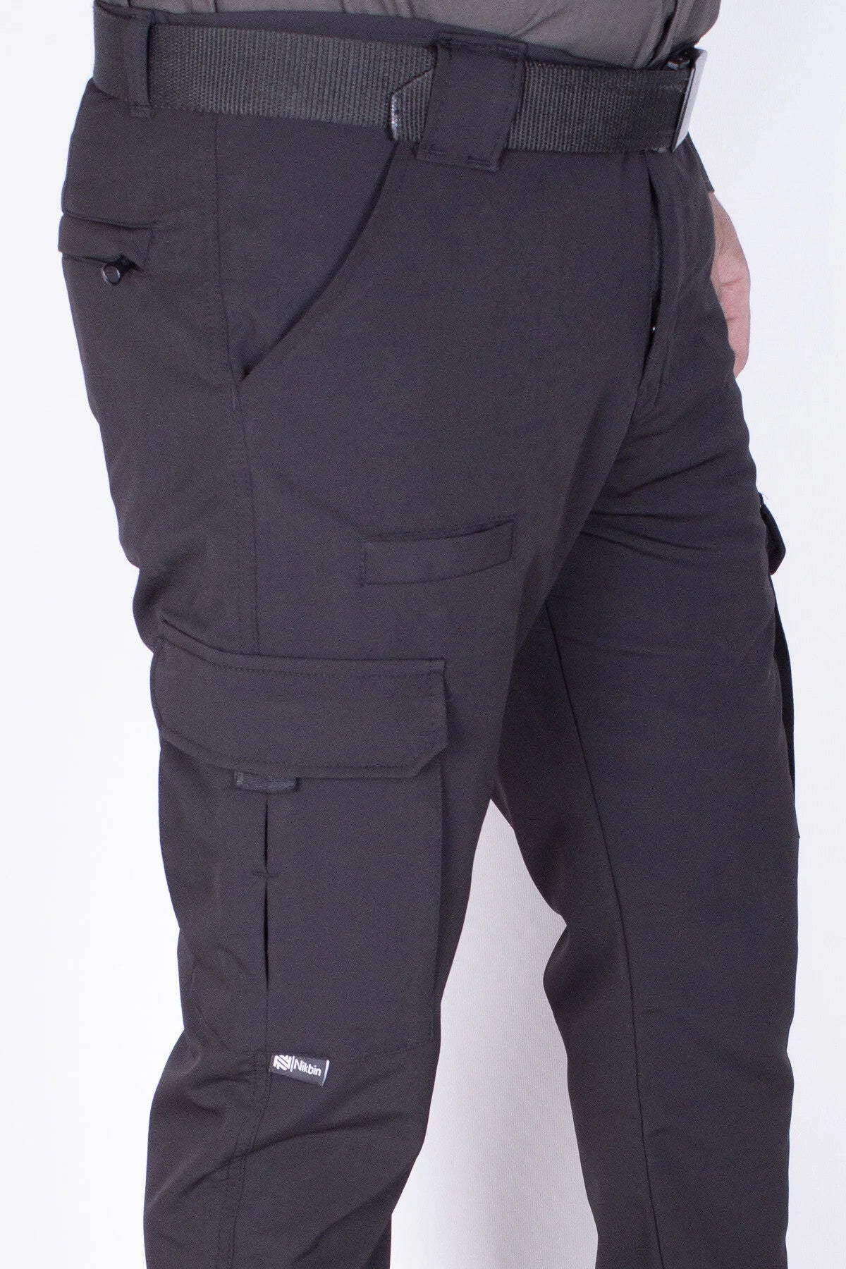 Spor  Uzun Pantolon  Esnek Ve Hafif Malzeme, Su Kaydırır (MEVSİMLİK) siyah