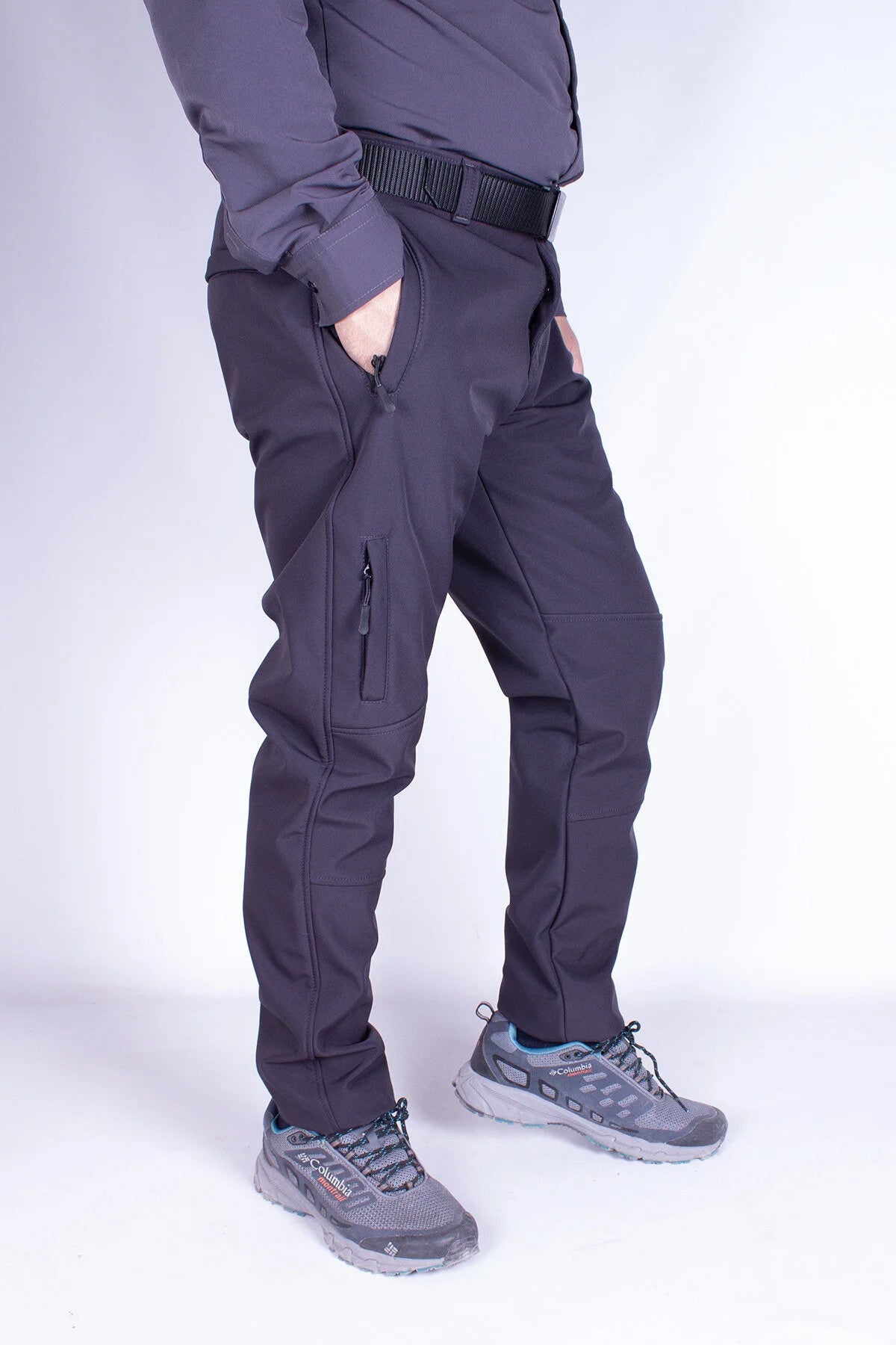 Taktik Outdoor Pantolon Softshell Içi Polarlı Su, Rüzgar Geçirmez (KIŞLIK) -antrasit