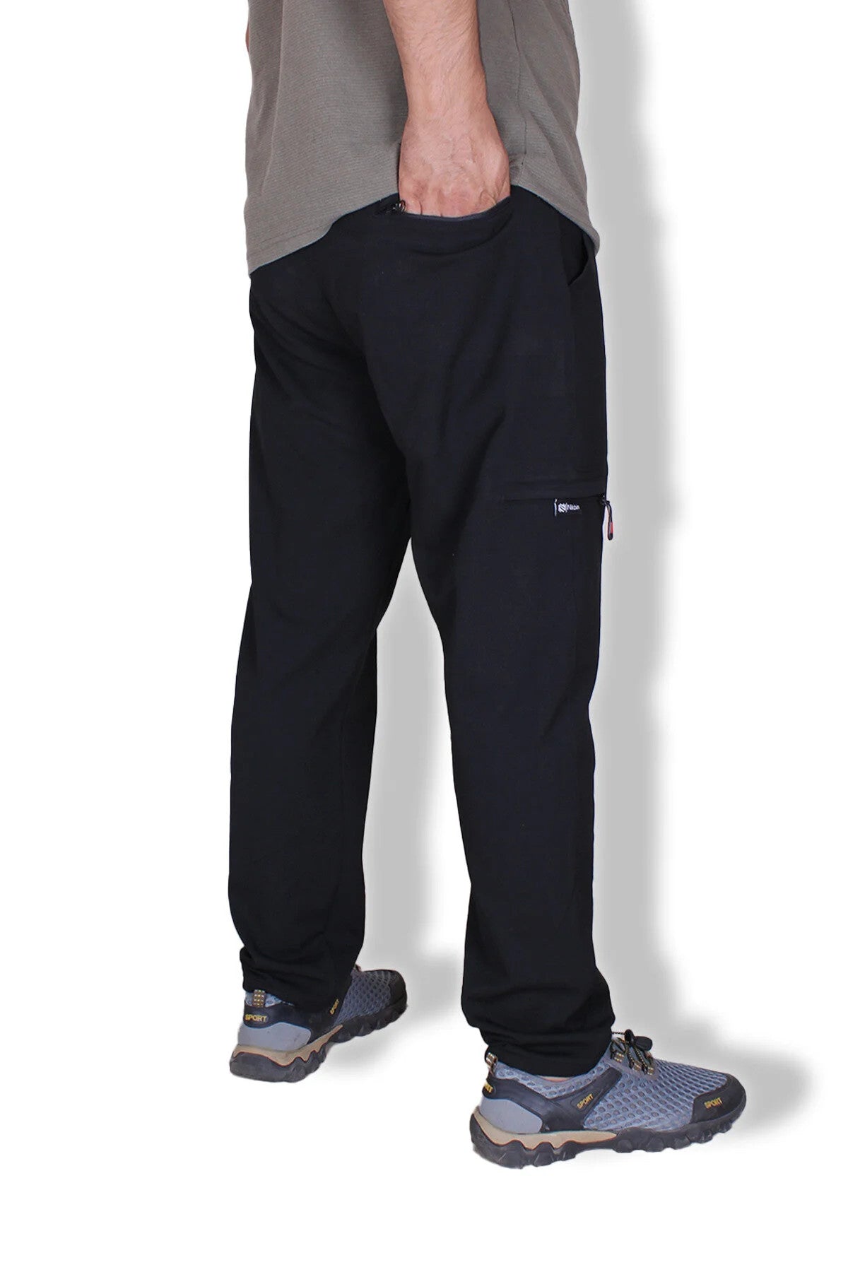 jogger pantolon likralı rahat kalıp kordunlu e-lastik bel