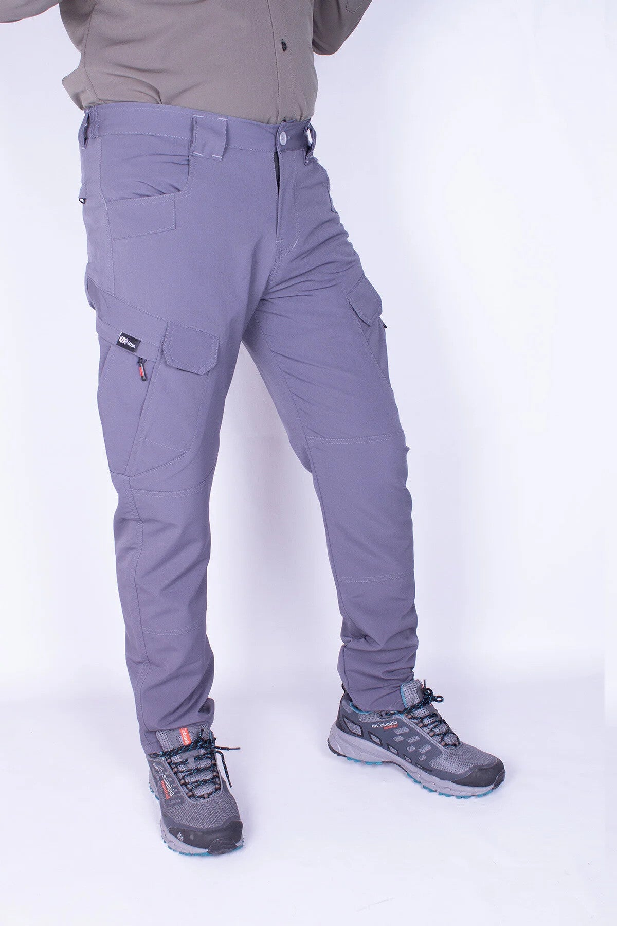 Tactical Taktik Pantolon Outdoor Kargo Cep Likrali (YAZLIK)-gri