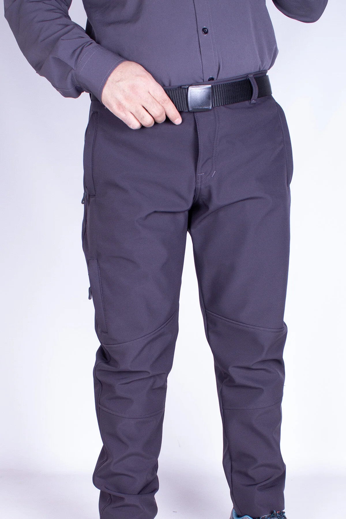 Taktik Outdoor Pantolon Softshell Içi Polarlı Su, Rüzgar Geçirmez (KIŞLIK) -antrasit