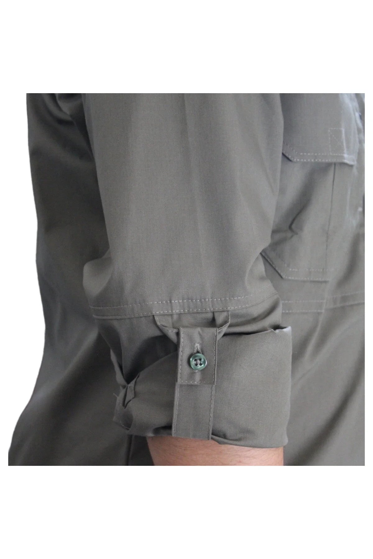 taktik outdoor erkek gömlek fileli hava alabilen -hakiyeşil