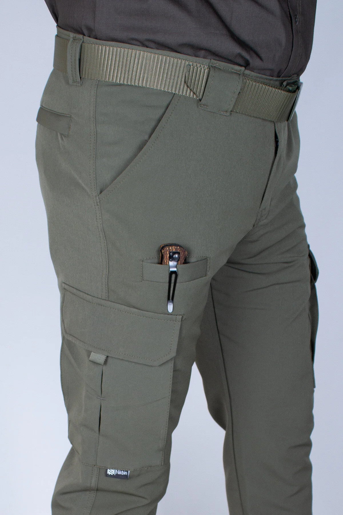 2 ADET TAKTİK OUTDOOR PANTOLON LİKRALI (YAZLIK) siyah-hakiyeşil