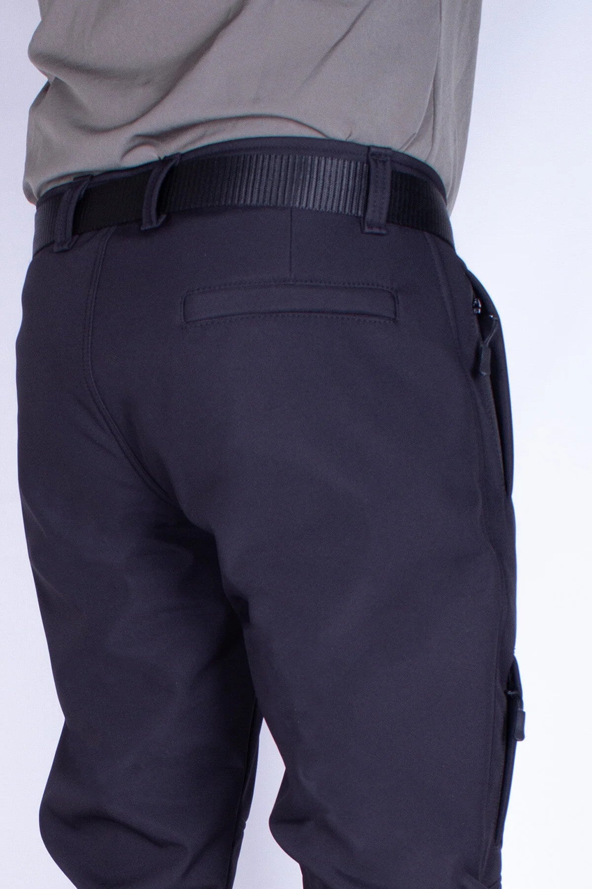 Outdoor Pantolon Softshell Polarlı Su Rüzgar Geçirmez (Kışlık) -siyah