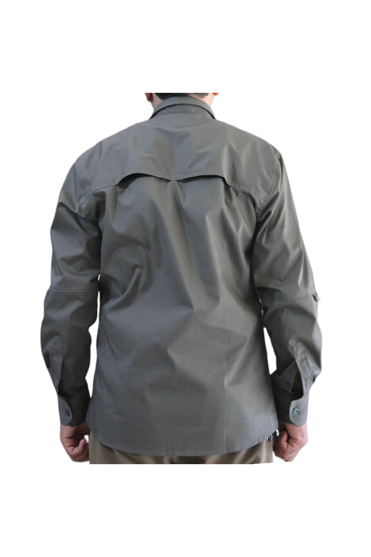 taktik outdoor erkek gömlek fileli hava alabilen -hakiyeşil