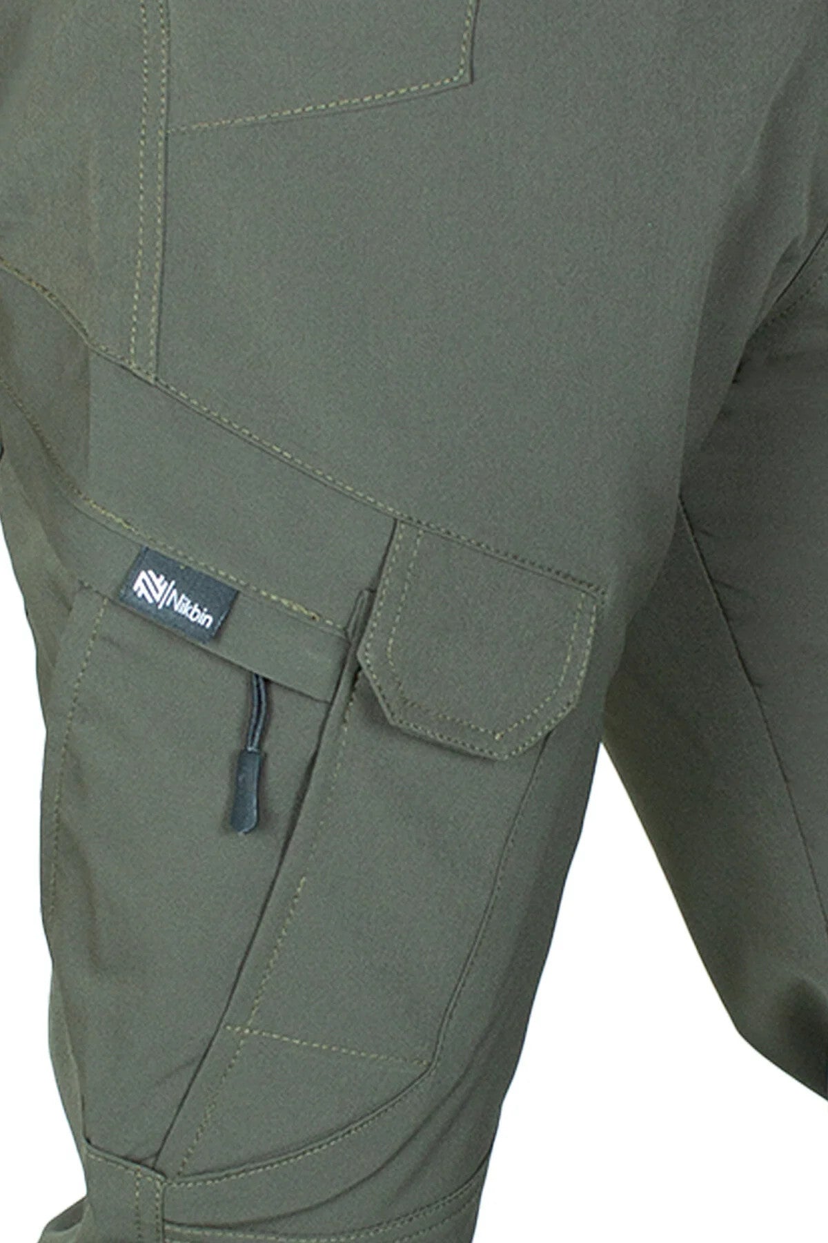 Taktik Outdoor Pantolon Kargo Cep Likrali (YAZLIK)-hakiyeşil