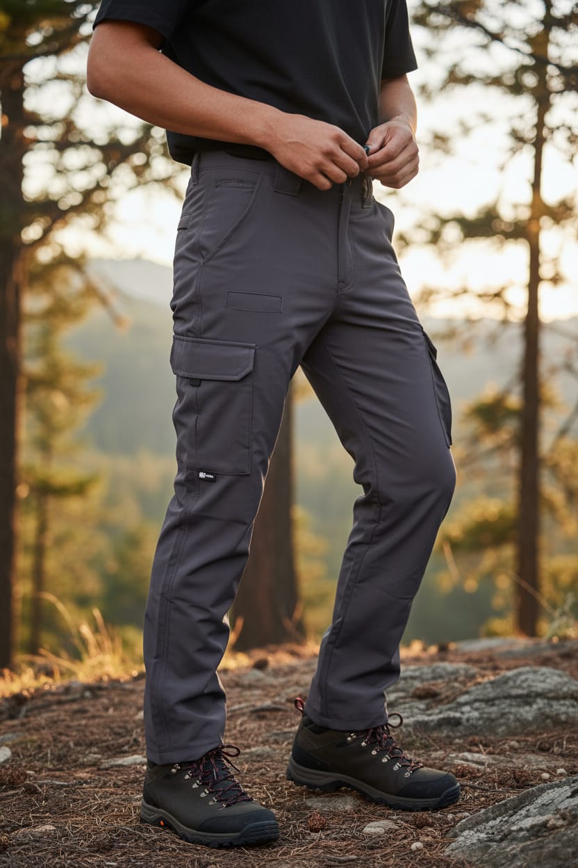 Tactical Taktik Pantolon Outdoor Kargo Cep Likrali (MEVSİMLİK)-füme - şehadet tekstil 