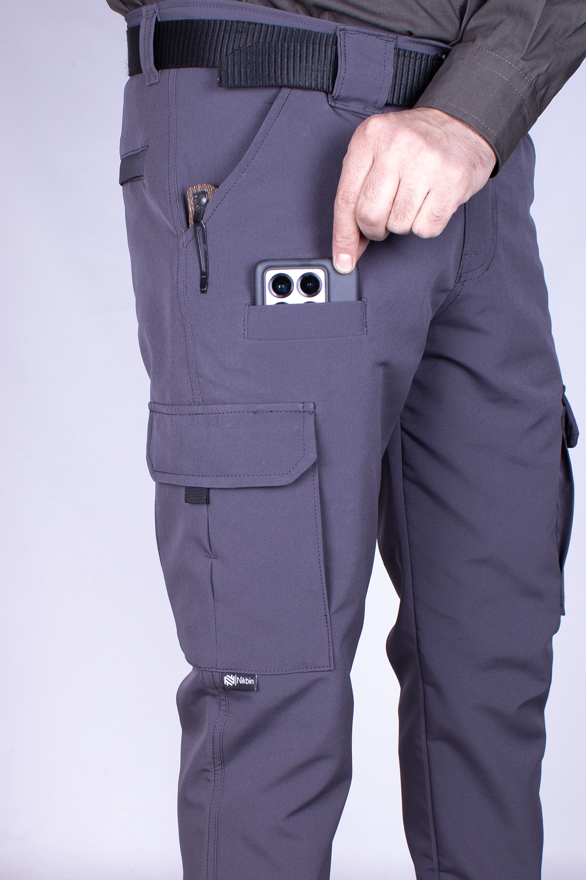 Tactical Taktik Pantolon Outdoor Kargo Cep Likrali (MEVSİMLİK)-füme - şehadet tekstil 