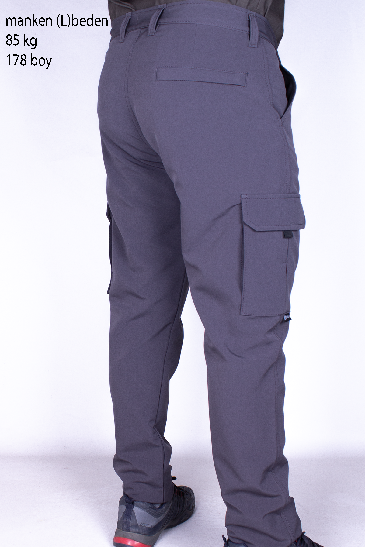 Tactical Taktik Pantolon Outdoor Kargo Cep Likrali (MEVSİMLİK)-füme - şehadet tekstil 