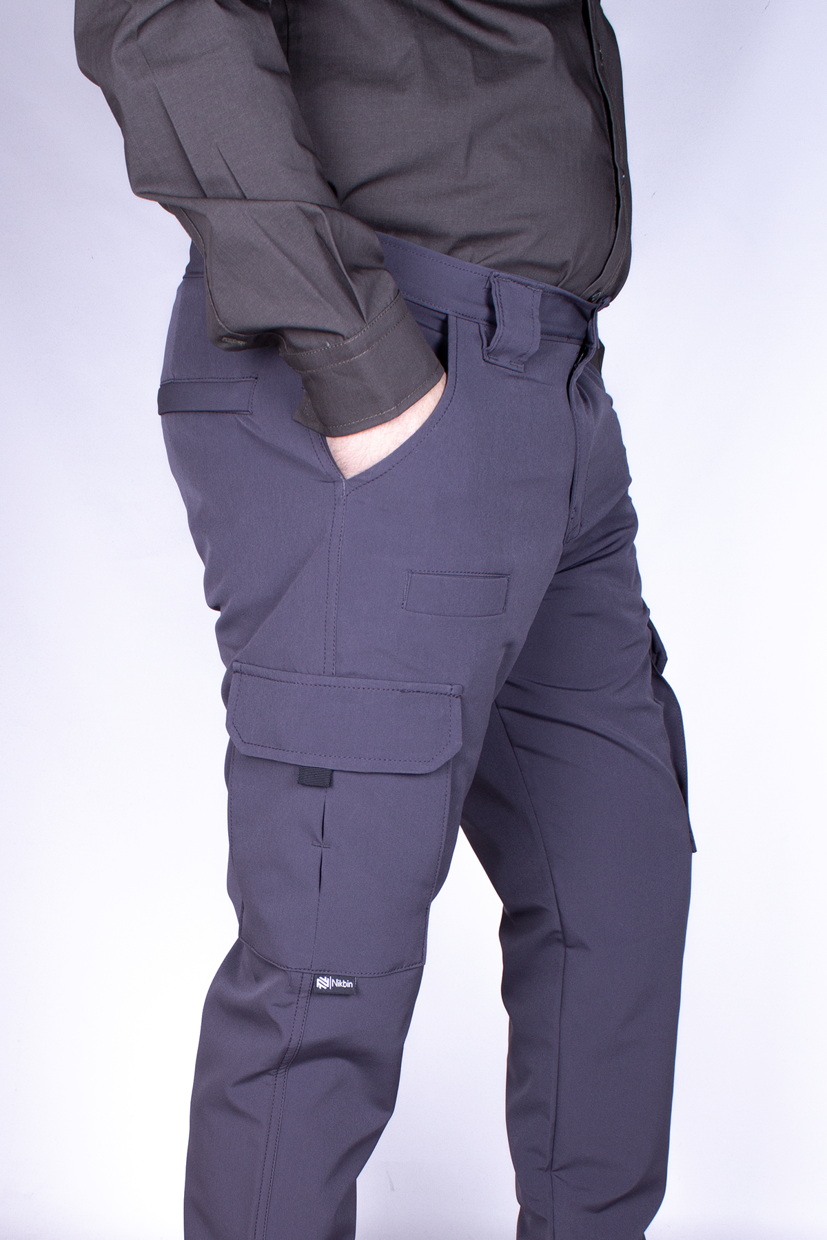 Tactical Taktik Pantolon Outdoor Kargo Cep Likrali (MEVSİMLİK)-füme - şehadet tekstil 