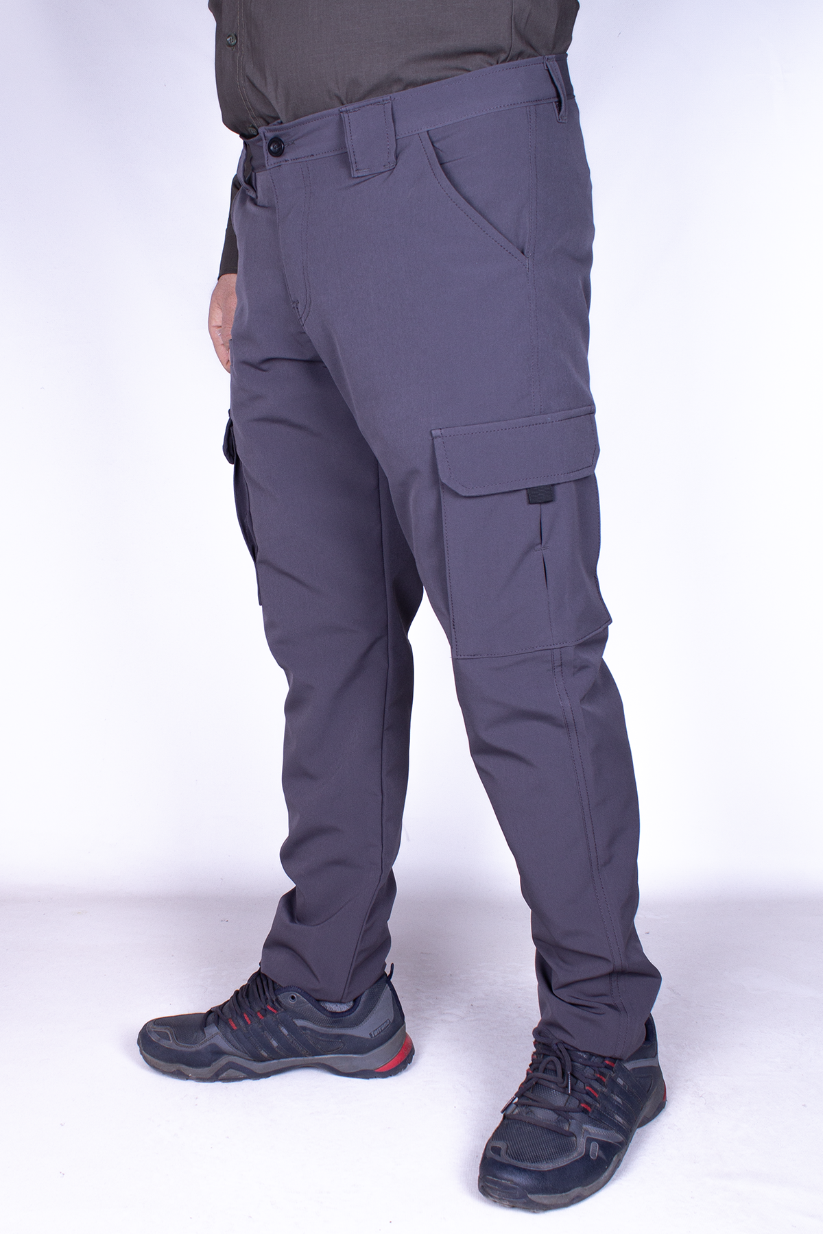 Tactical Taktik Pantolon Outdoor Kargo Cep Likrali (MEVSİMLİK)-füme - şehadet tekstil 