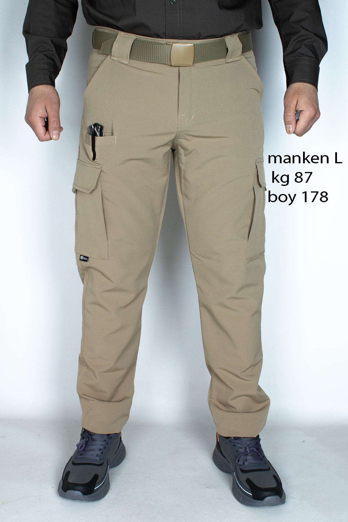 Tactical Outdoor Taktik Pantolon Esnek Ürün Şık Tasarım- Bej Rengi - şehadet tekstil 